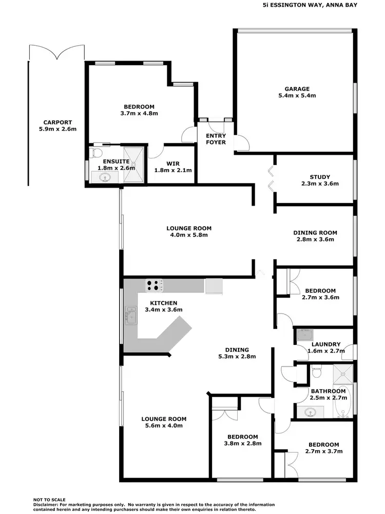 Floorplan of Homely house listing, 7 Penny Lane, Anna Bay NSW 2316