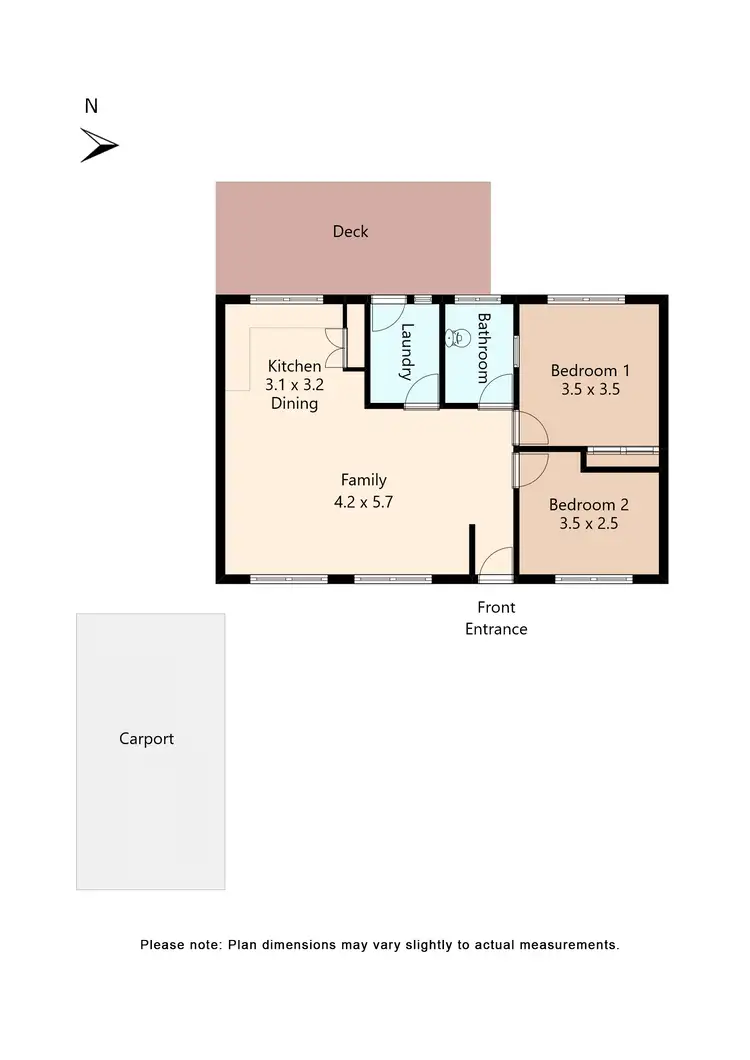 Floorplan of Homely house listing, 14 Young Street, Linton VIC 3360