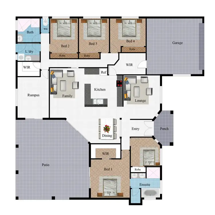 Floorplan of Homely house listing, 10 Midyim Court, Mount Low QLD 4818