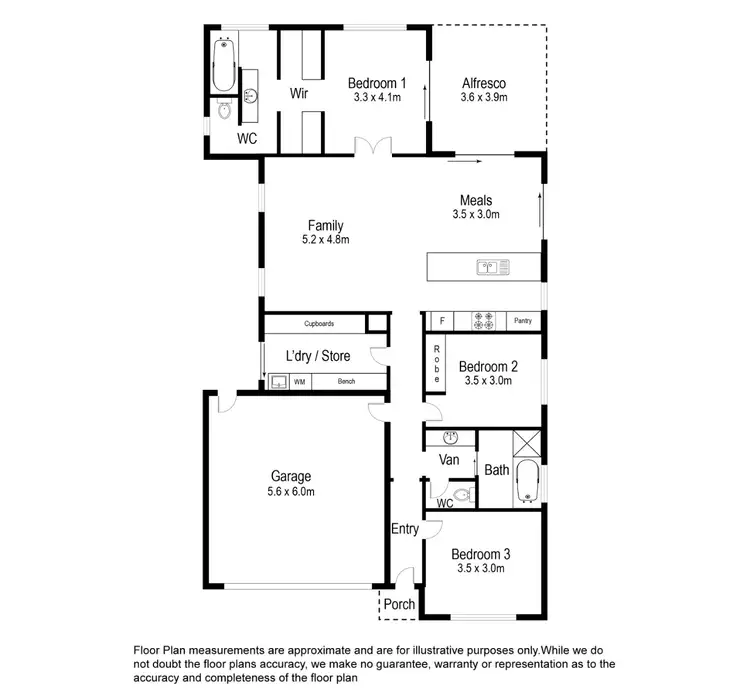 Floorplan of Homely house listing, 21 Stella Place, Mount Gambier SA 5290