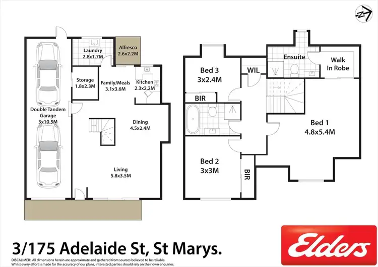 Floorplan of Homely townhouse listing, 3/175 Adelaide Street, St Marys NSW 2760