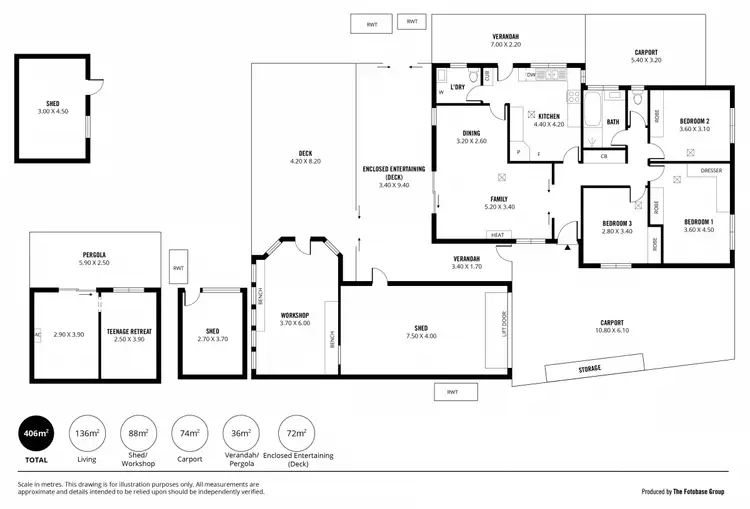 Floorplan of Homely house listing, 60 Acre Avenue, Morphett Vale SA 5162