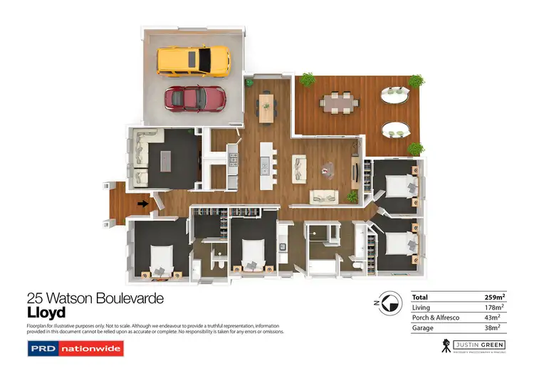 Floorplan of Homely house listing, 25 Watson Boulevard, Lloyd NSW 2650