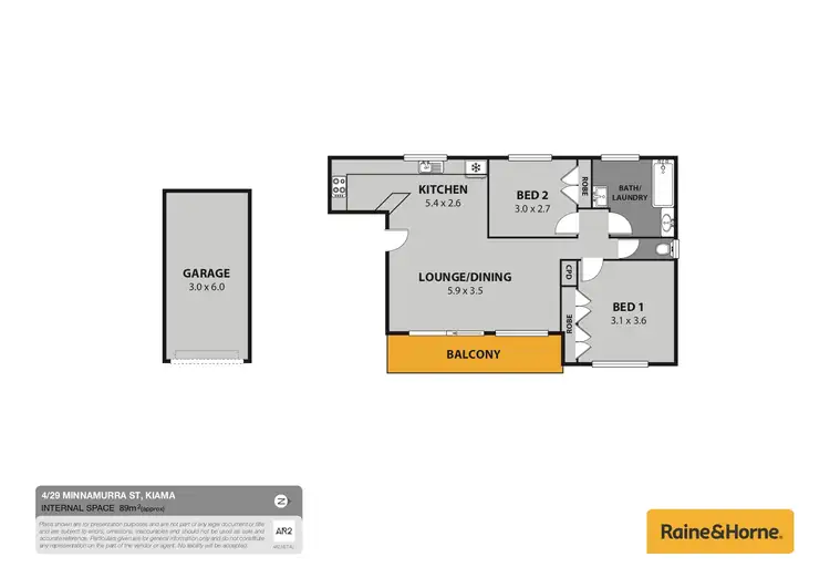Floorplan of Homely unit listing, 4/29 Minnamurra Street, Kiama NSW 2533