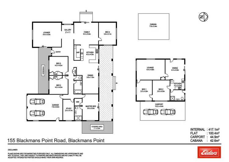 Floorplan of Homely rural property listing, 155 Blackmans Point Road, Port Macquarie NSW 2444