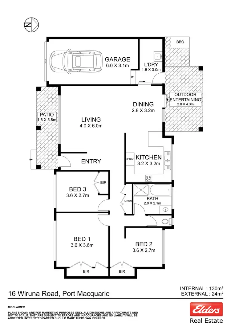 Floorplan of Homely house listing, 16 Wiruna Road, Port Macquarie NSW 2444