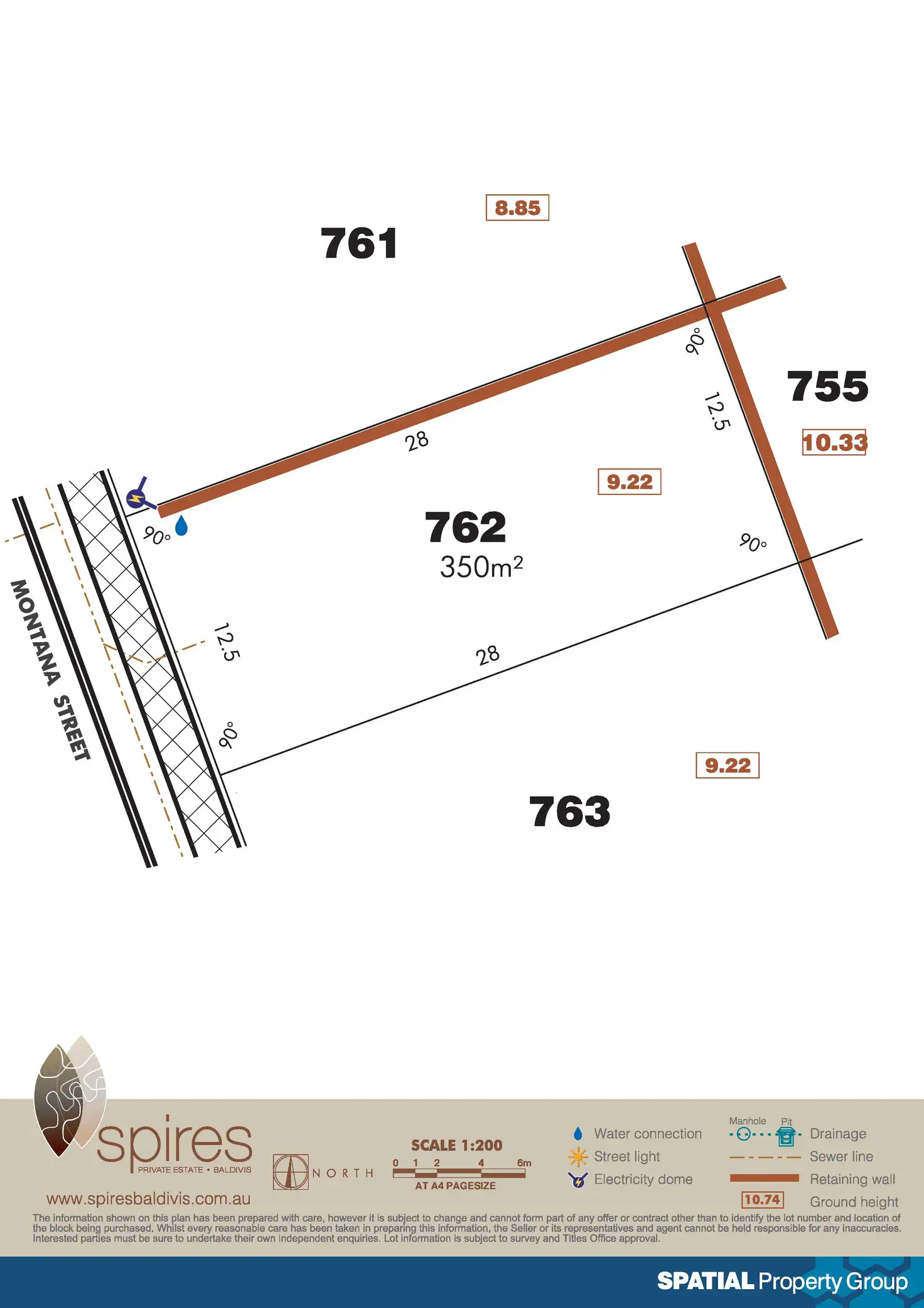 Floorplan of Homely land listing, Lot 762 Montana Street, Baldivis WA 6171