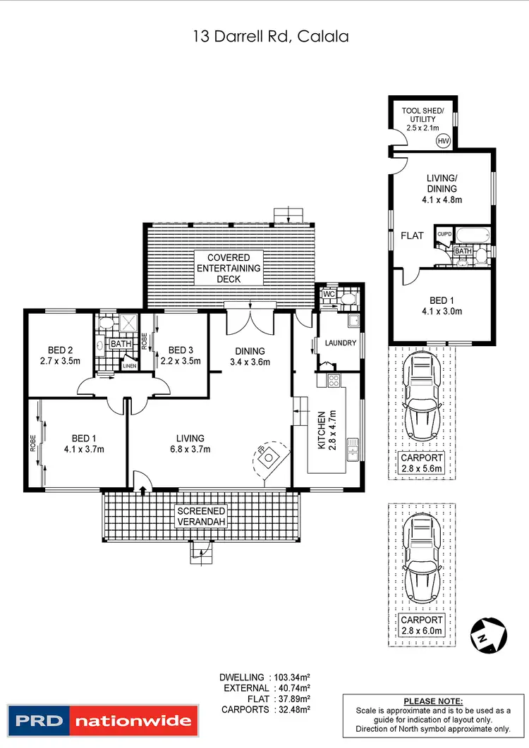 Floorplan of Homely house listing, 13 Darrell Road, Tamworth NSW 2340