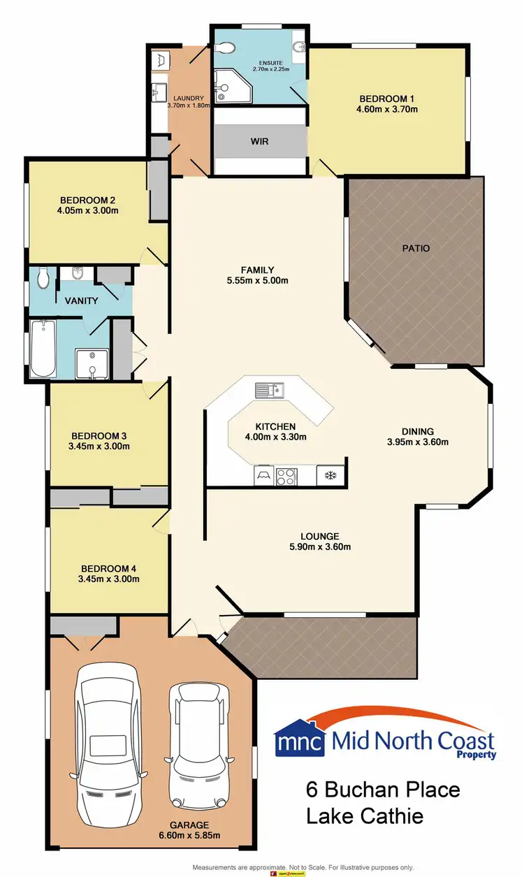 Floorplan of Homely house listing, 6 Buchan Place, Lake Cathie NSW 2445