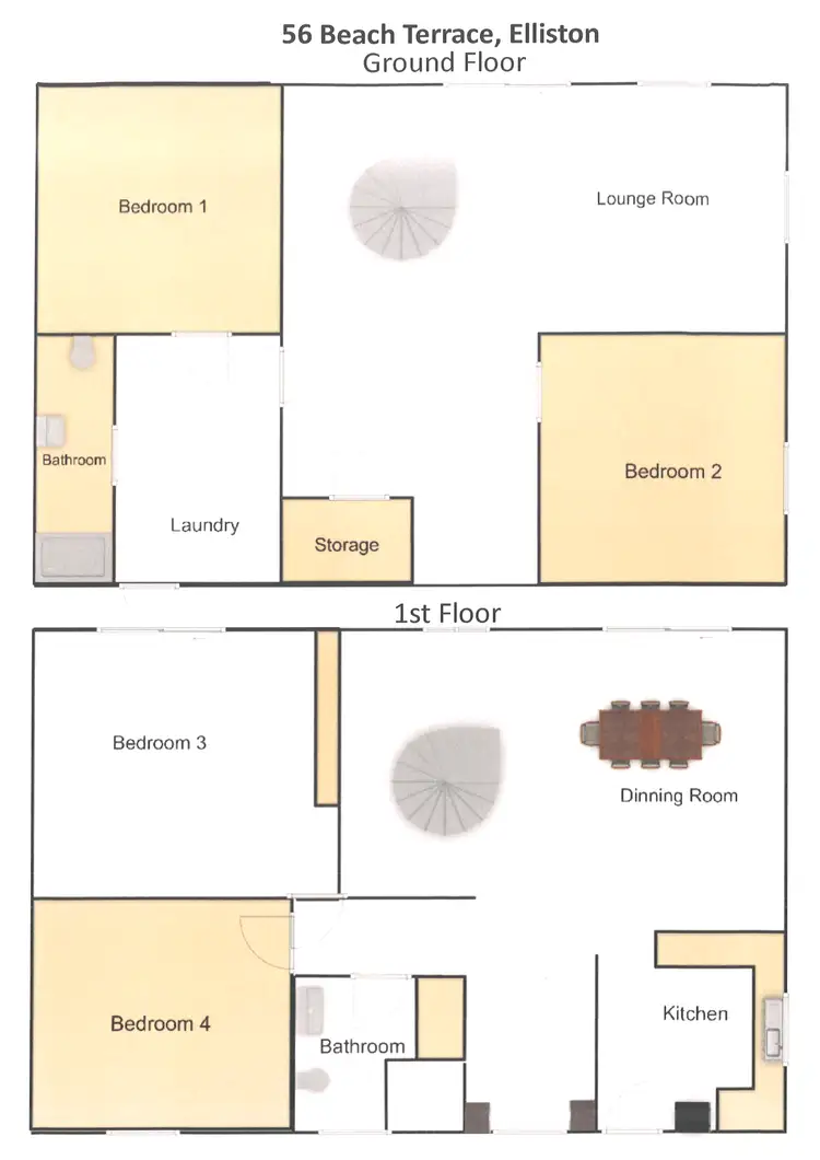 Floorplan of Homely house listing, 54 Beach Terrace, Elliston SA 5670