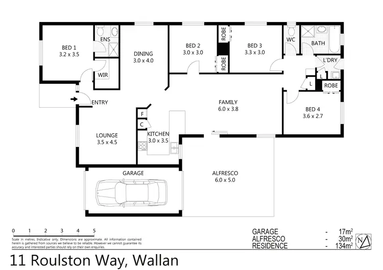Floorplan of Homely house listing, 11 Roulston Way, Wallan VIC 3756