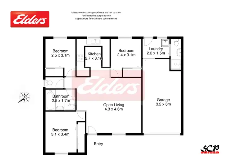 Floorplan of Homely unit listing, 2/159 Beach Road, Sunshine Bay NSW 2536