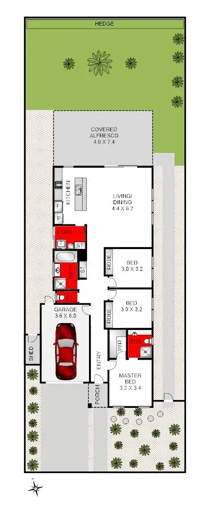 Floorplan of Homely house listing, 4 Bella Julia Place, Lara VIC 3212