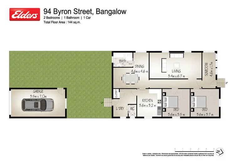 Floorplan of Homely house listing, 94 Byron Street, Bangalow NSW 2479