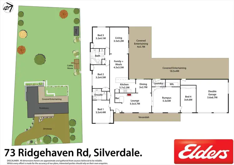 Floorplan of Homely house listing, 73 Ridgehaven Road, Silverdale NSW 2752