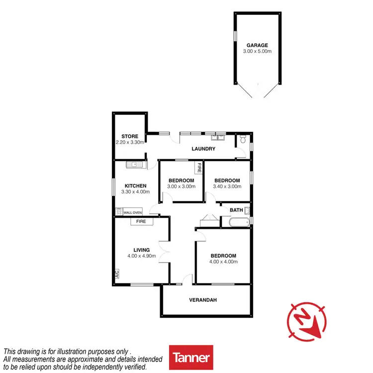 Floorplan of Homely house listing, 3 Avenue Road, Frewville SA 5063