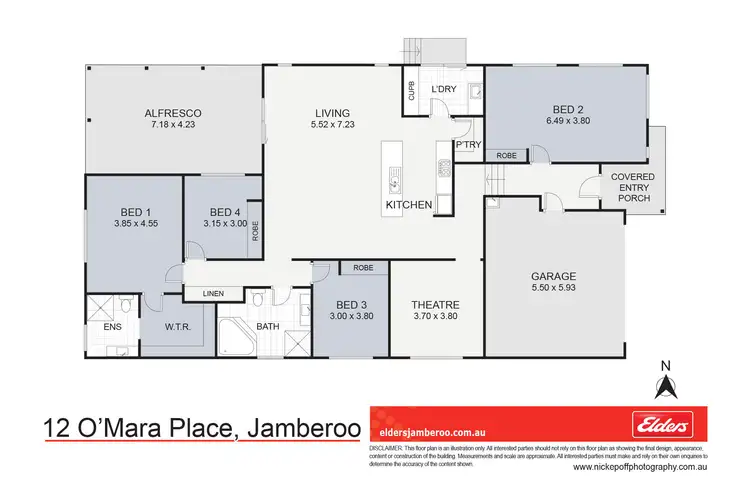 Floorplan of Homely house listing, 12 O'MARA PLACE, Jamberoo NSW 2533