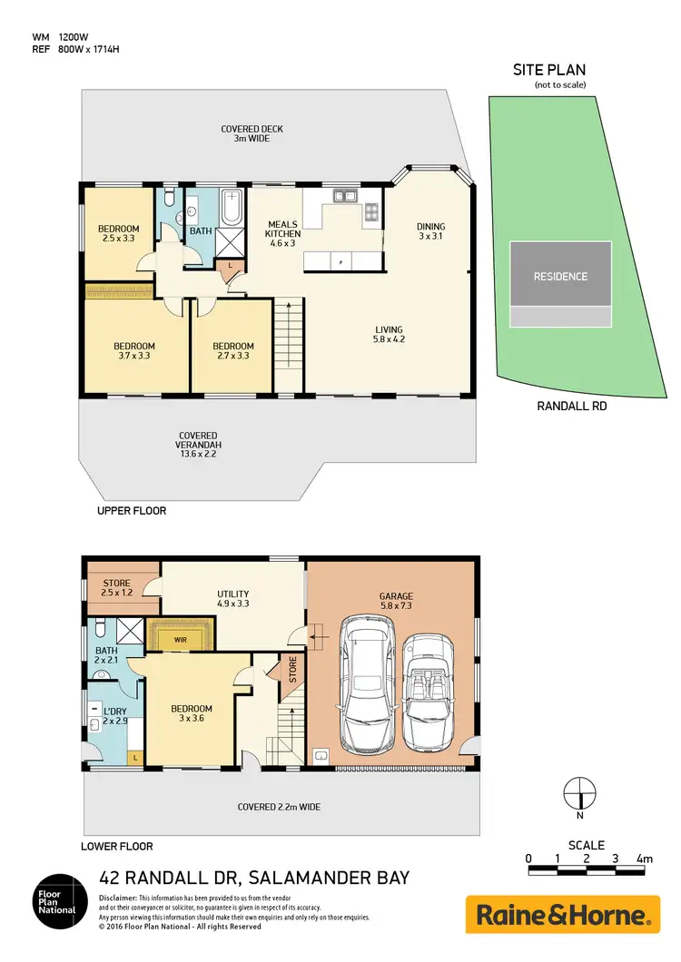 Floorplan of Homely house listing, 42 Randall Drive, Salamander Bay NSW 2317