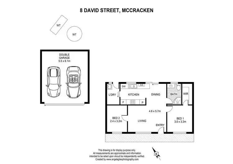 Floorplan of Homely house listing, 8 DAVID STREET, Mccracken SA 5211