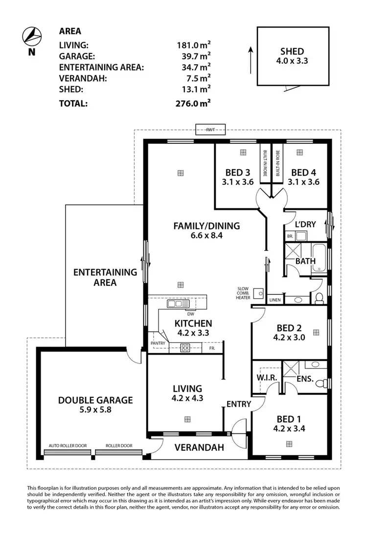 Floorplan of Homely house listing, 33 Bateman Street, Strathalbyn SA 5255