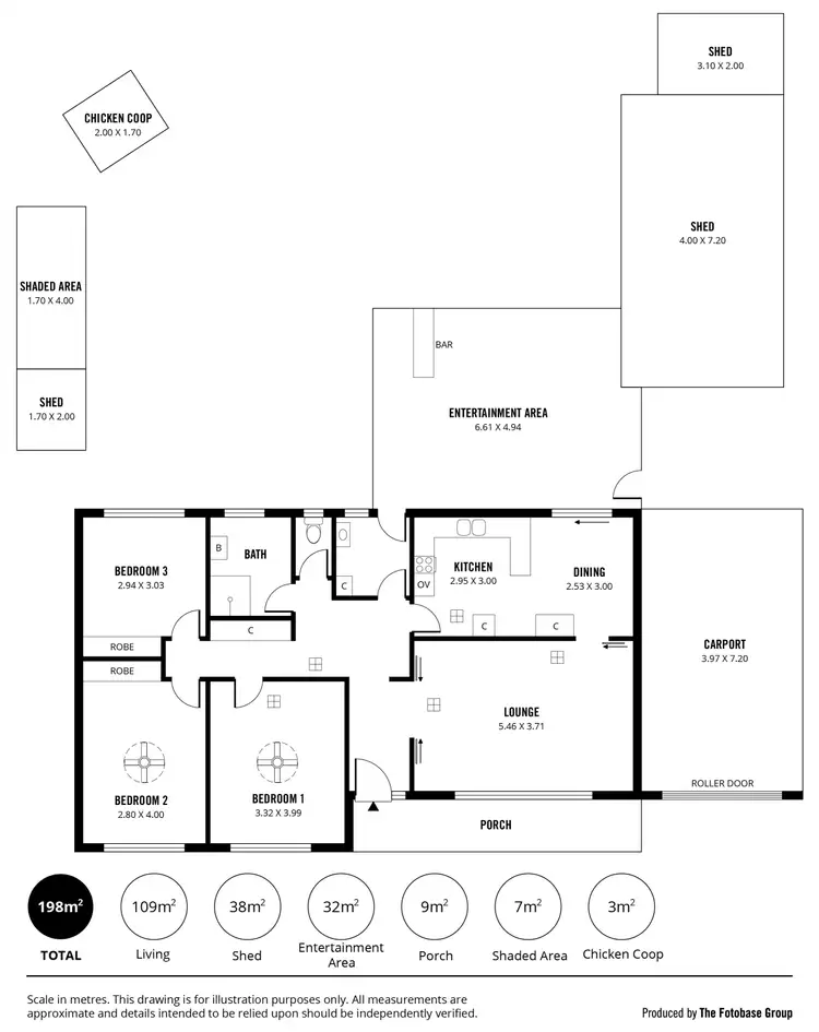 Floorplan of Homely house listing, 6 Myall Boulevard, Salisbury SA 5108