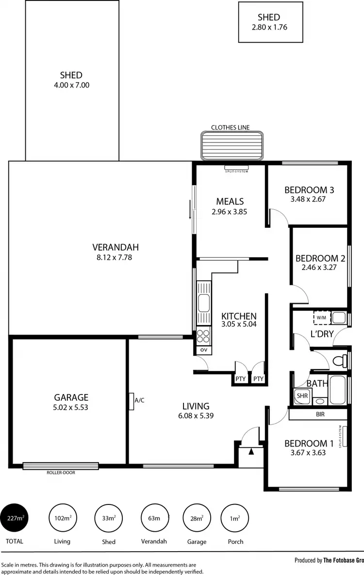 Floorplan of Homely house listing, 24 Damian Drive, Salisbury Heights SA 5109