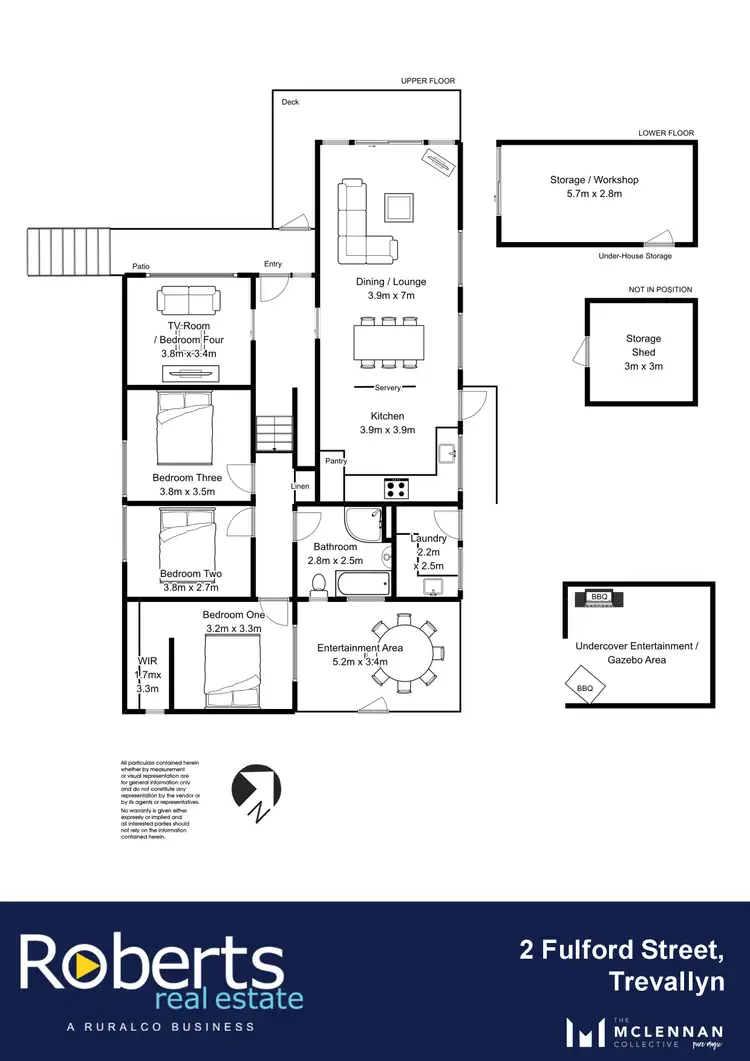 Floorplan of Homely house listing, 2 Fulford St, Trevallyn TAS 7250