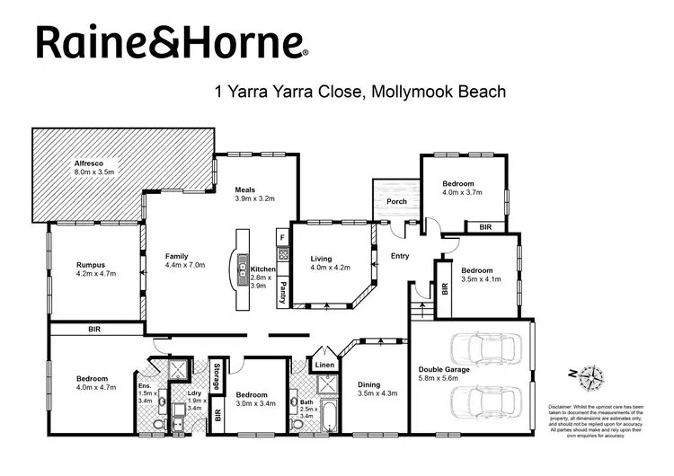 Floorplan of Homely house listing, 1 Yarra Yarra Close, Mollymook Beach NSW 2539