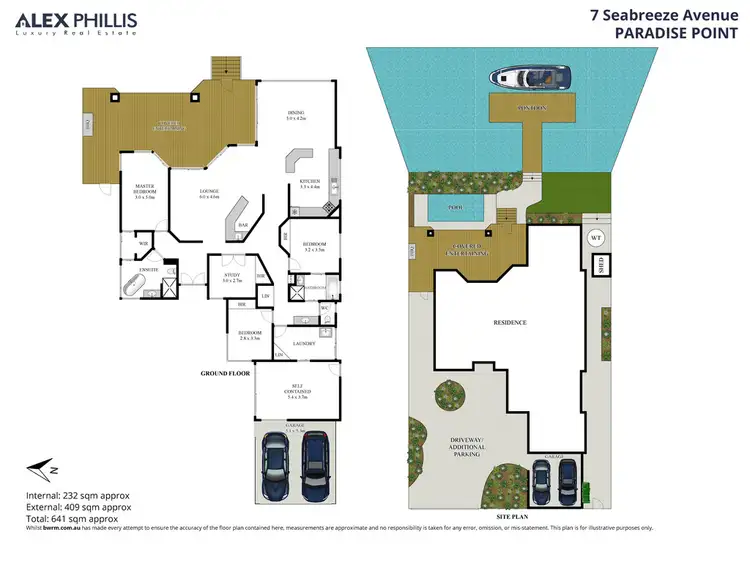 Floorplan of Homely house listing, 7 Seabreeze Street, Paradise Point QLD 4216