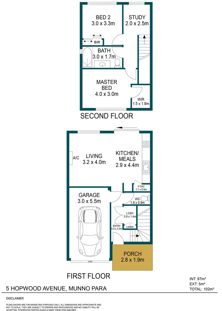 Floorplan of Homely house listing, 5 Hopwood Avenue, Munno Para SA 5115