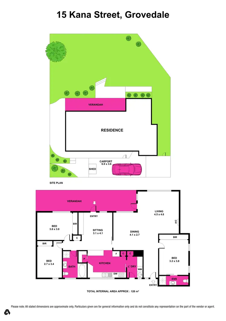 Floorplan of Homely house listing, 15 Kana Street, Grovedale VIC 3216