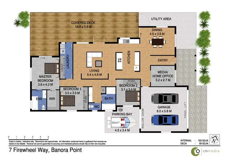 Floorplan of Homely house listing, 7 Firewheel Way, Banora Point NSW 2486