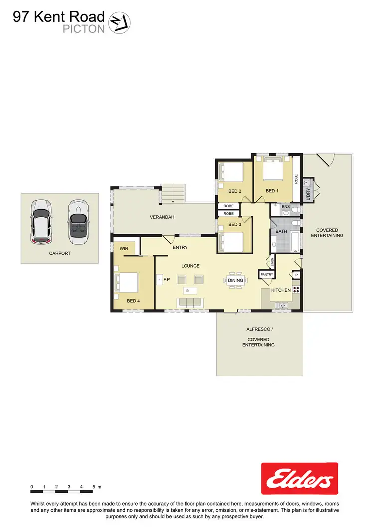 Floorplan of Homely house listing, 97 KENT ROAD, Picton NSW 2571