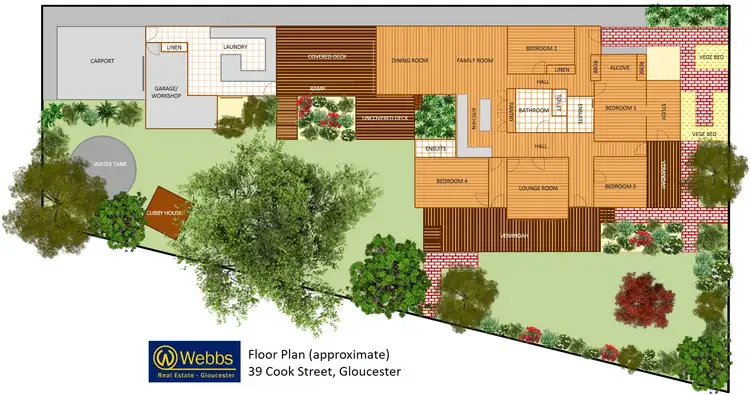 Floorplan of Homely house listing, 39 Cook Street, Gloucester NSW 2422