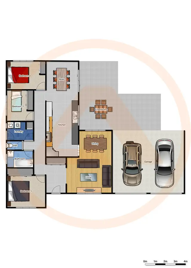 Floorplan of Homely house listing, 6 Booyong Street, Algester QLD 4115