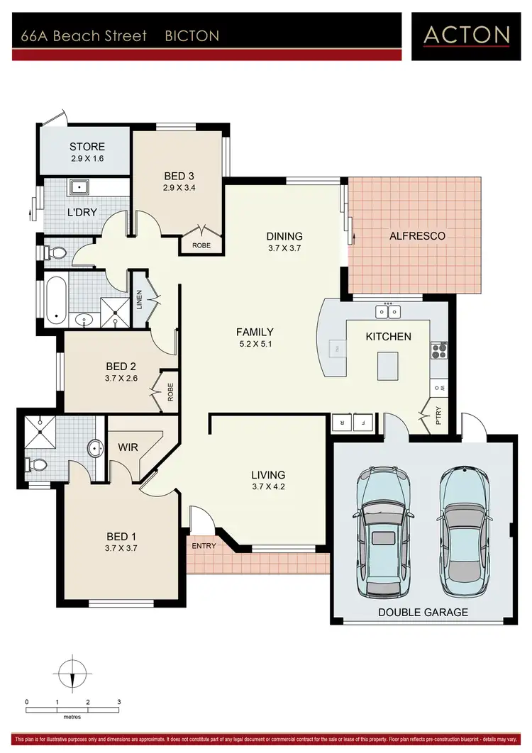 Floorplan of Homely house listing, 66A Beach Street, Bicton WA 6157