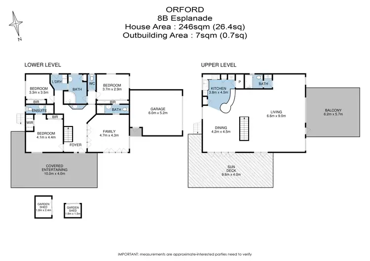 Floorplan of Homely house listing, 8B Esplanade, Orford TAS 7190