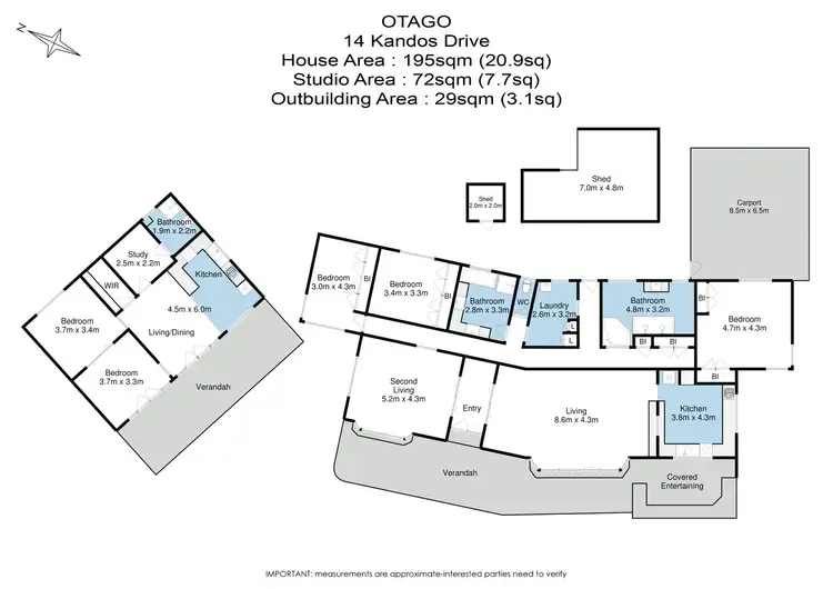 Floorplan of Homely house listing, 14 Kandos Drive, Otago TAS 7017