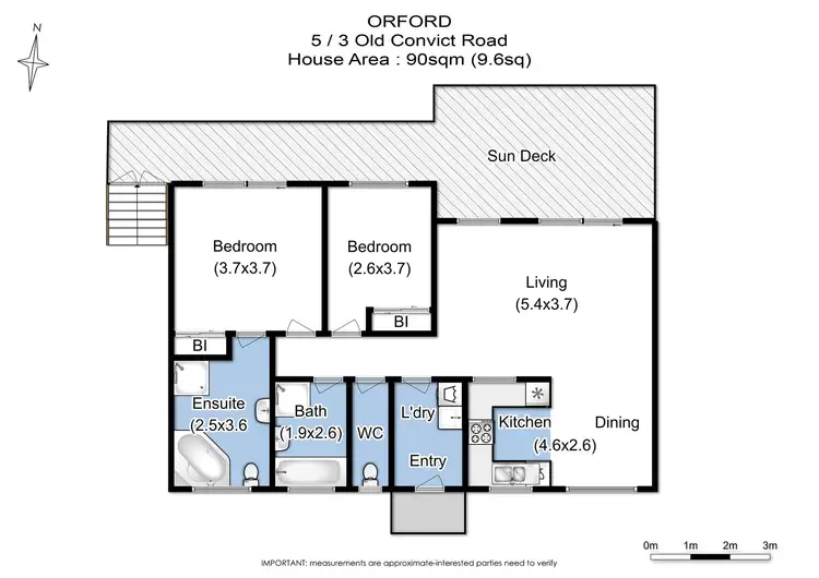 Floorplan of Homely house listing, 5/3 Old Convict Road, Orford TAS 7190