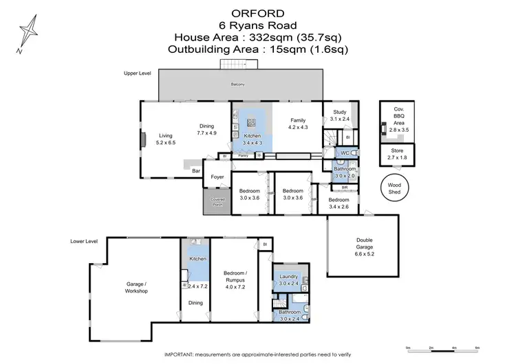 Floorplan of Homely house listing, 6 Ryans Road, Spring Beach TAS 7190