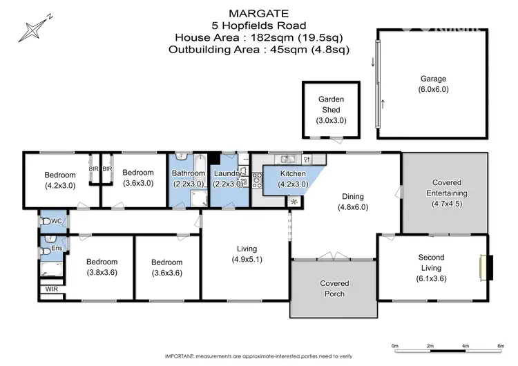 Floorplan of Homely house listing, 5 Hopfields Road, Margate TAS 7054