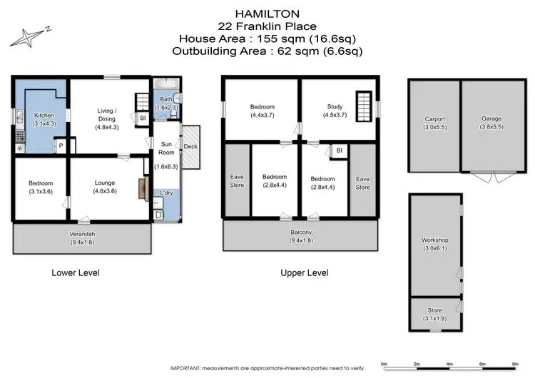 Floorplan of Homely house listing, 22 Franklin Place, Hamilton TAS 7140
