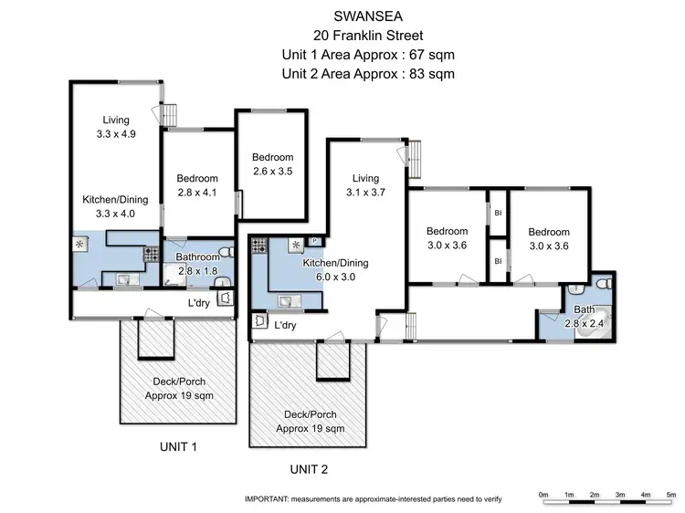 Floorplan of Homely house listing, 20 Franklin Street, Swansea TAS 7190