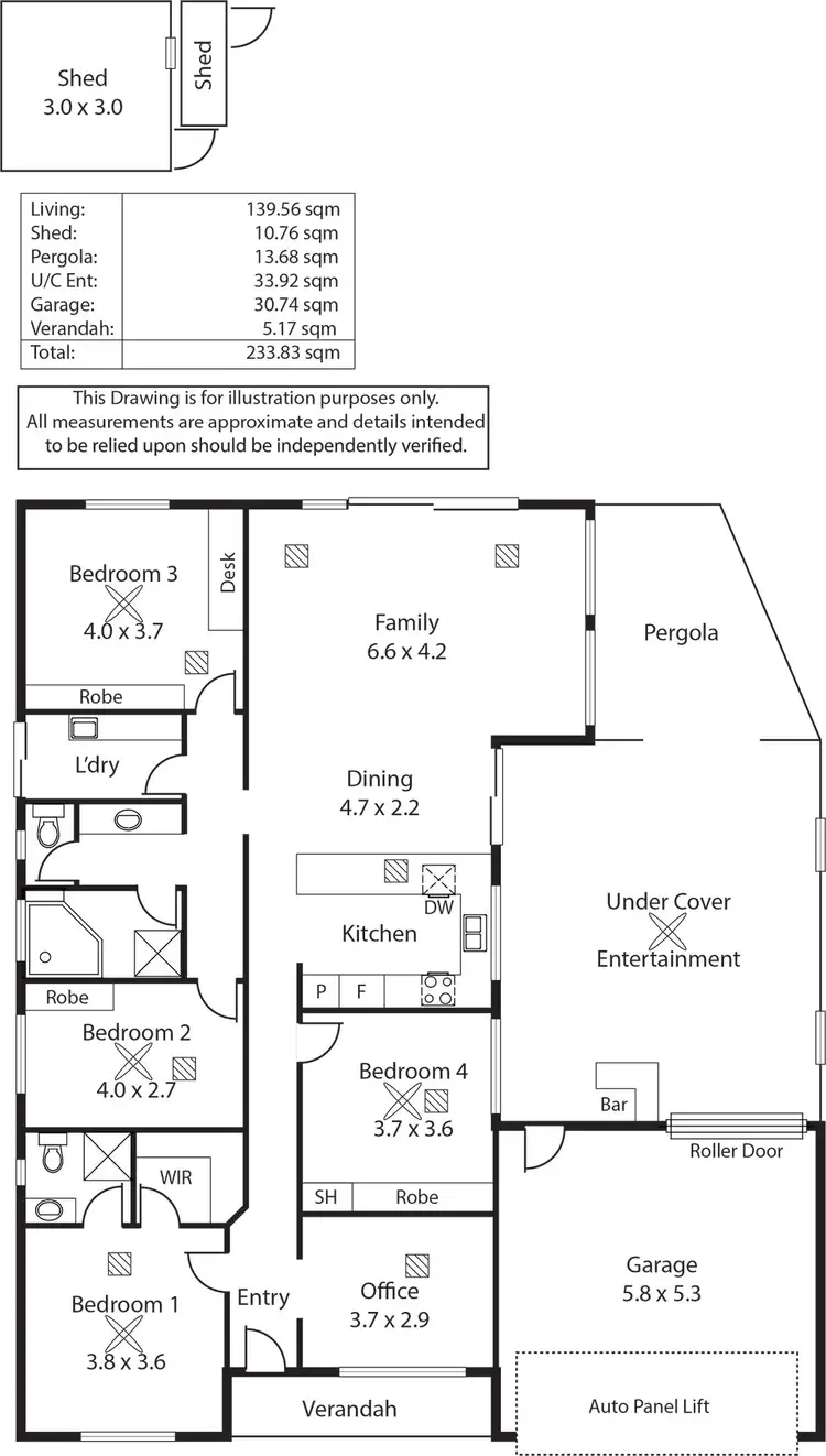 Floorplan of Homely house listing, 53 Lyons Road, Windsor Gardens SA 5087
