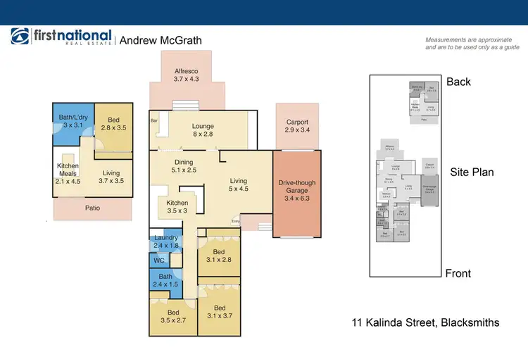 Floorplan of Homely house listing, 11 Kalinda Street, Blacksmiths NSW 2281