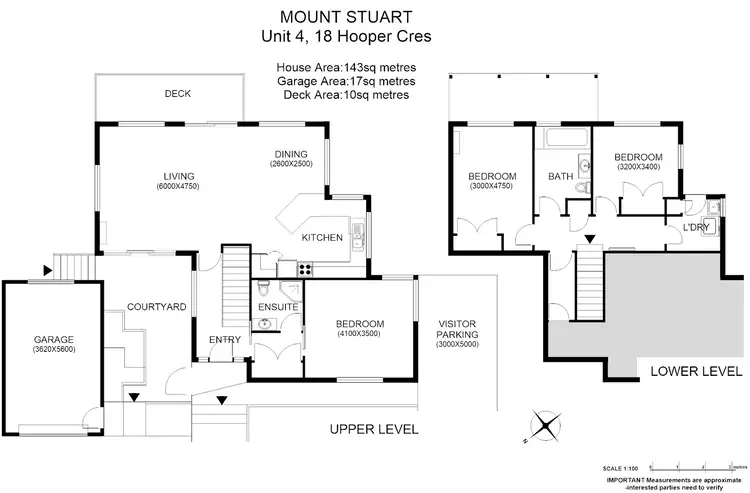 Floorplan of Homely townhouse listing, 4/18 Hooper Crescent, Mount Stuart TAS 7000