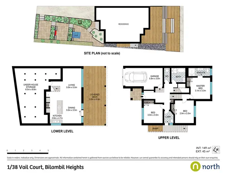 Floorplan of Homely semi-detached listing, 1 / 38 Vail Court, Bilambil Heights NSW 2486