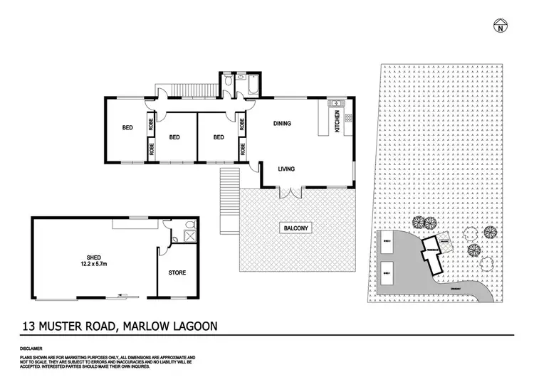 Floorplan of Homely house listing, 13 Muster Road, Marlow Lagoon NT 830