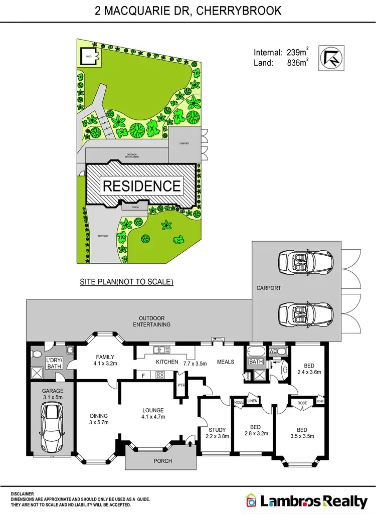 Floorplan of Homely house listing, 2 Macquarie Drive, Cherrybrook NSW 2126