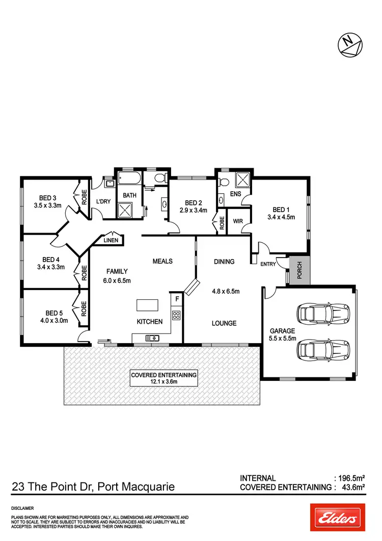 Floorplan of Homely house listing, 23 The Point Drive, Port Macquarie NSW 2444